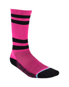 FXR Turbo Athletic Sock Elec Pink/Ocean- L/XL