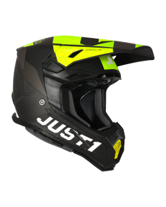 Just1 Helmet J-22 C Adrenaline Black/Yellow Carbon Matt