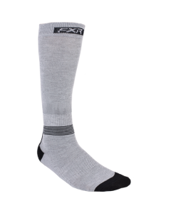 FXR Mission Performance Socks (1Pk) Grey/BK-L/XL