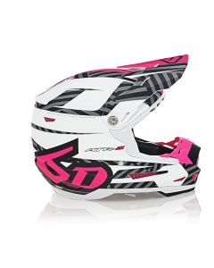 6D Helmet ATR-2 Havoc Matte Neon Pink/White