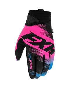 FXR Prime MX Glove E-Pink/Sky Blue/Black 