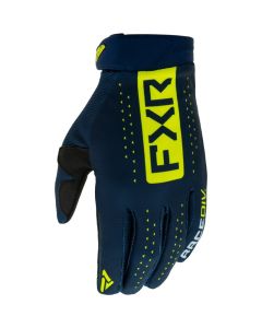 FXR Youth Reflex MX Glove Midnight/Hi Vis