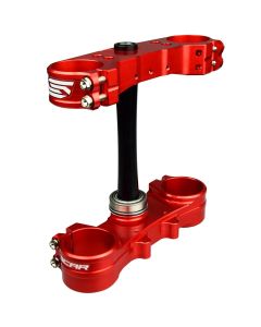 SCAR Triple Clamps MC85 21-.. 16mm - Red