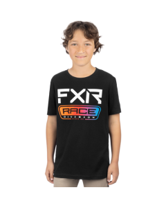 FXR Yth Race Div. Prem Shirt 24 BK/Spectrum