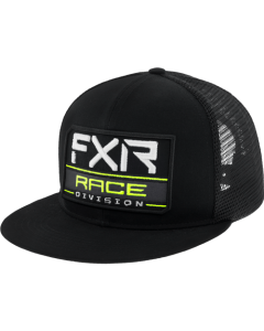 FXR Race Div Hat 24 BK/Hi Vis - Adult