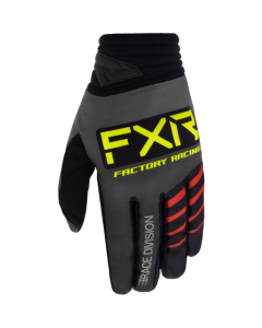 FXR Prime MX Glove Grey/Black/HiVis-
