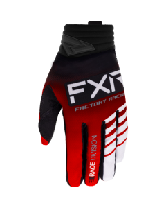 FXR Prime MX Glove Red/Black/White-