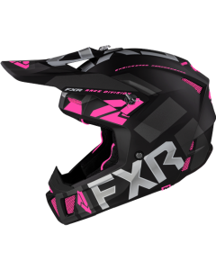 FXR Clutch Evo Helmet Black/Electric Pink 